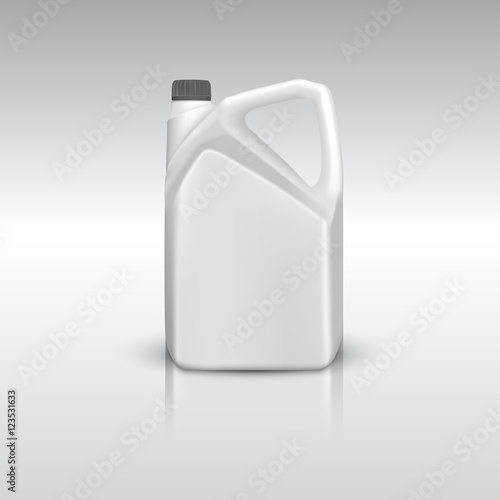 Blank plastic canister for motor oil,Vector eps10
