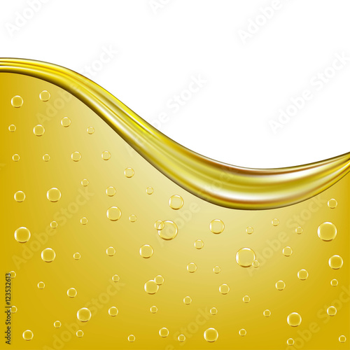 Oil Wave on a white background