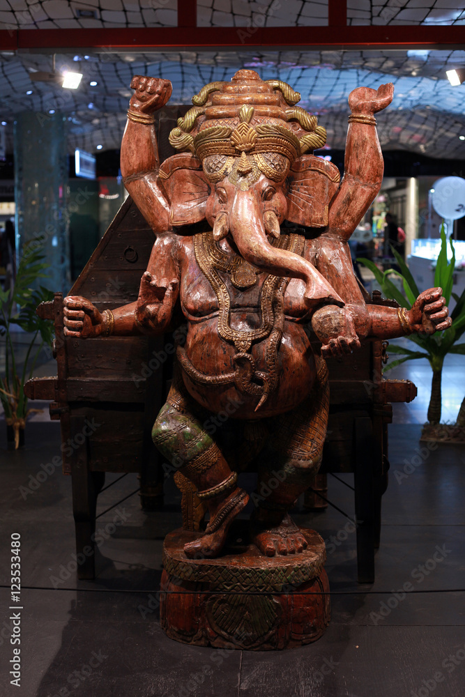 Fototapeta premium wood Ganesha