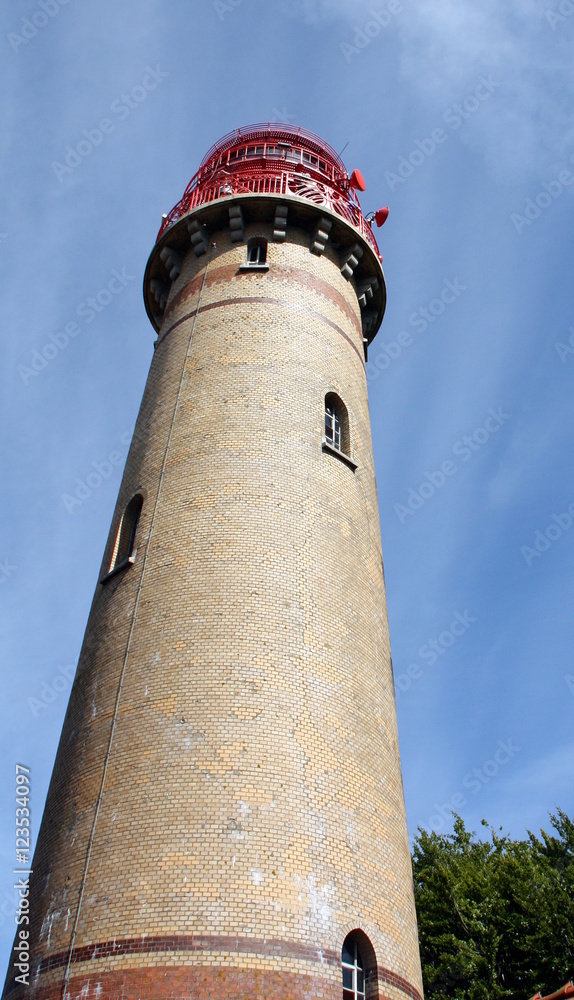 Cape Arkona lighthouse on the island Ruegen. Germany 