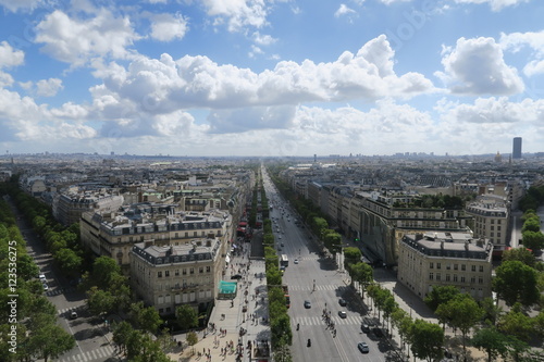 Paris vue depuis l'Arc de Triomphe © Luc DIEBOLD