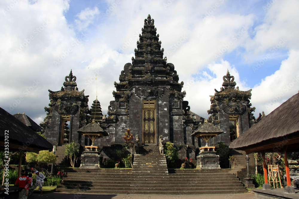 Balinese temple Pura Besakih in Bali Indonesia