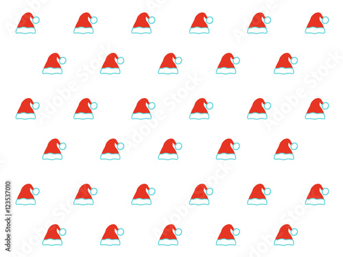 Santa Claus hat pattern on ...