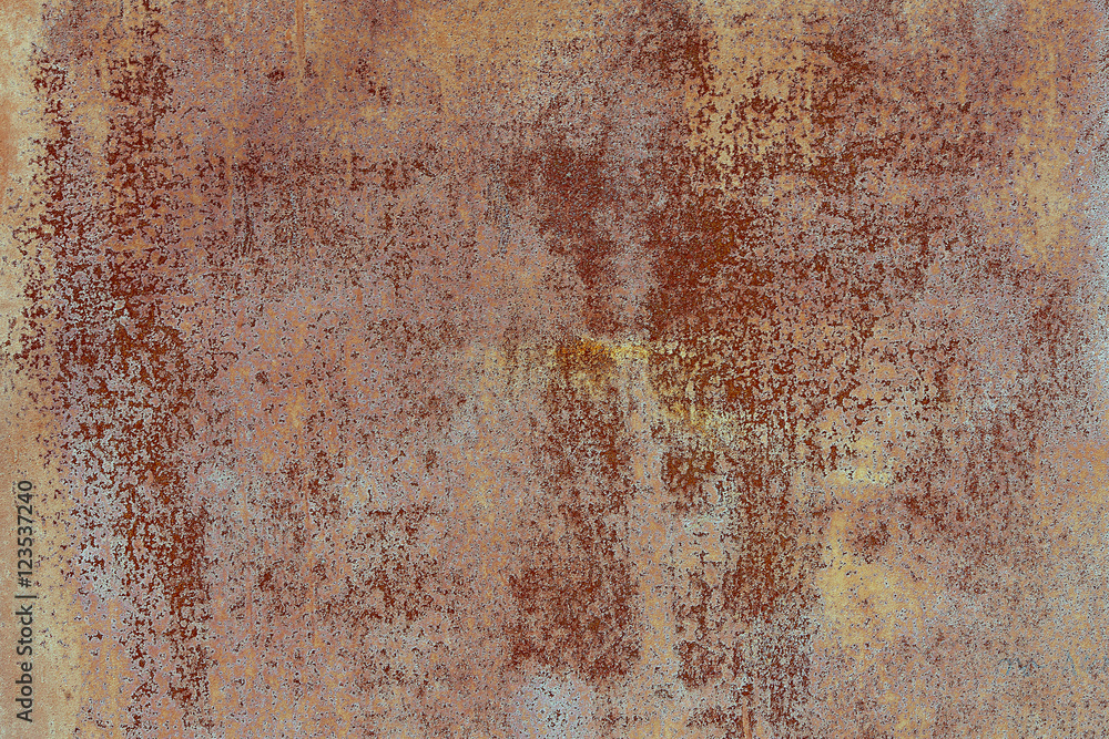 dirty iron rusty metallic wall background