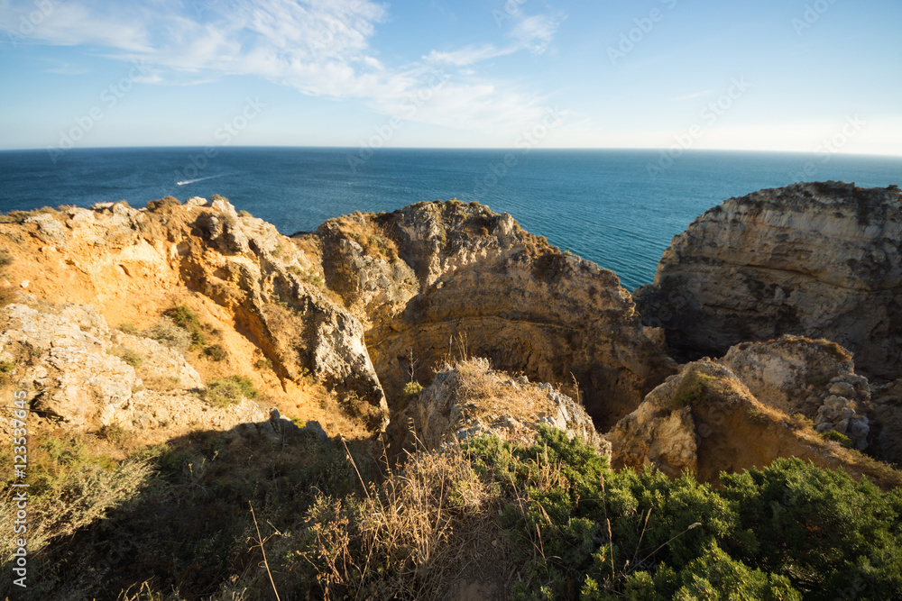 Algarve coast near Lagos, Portugal
