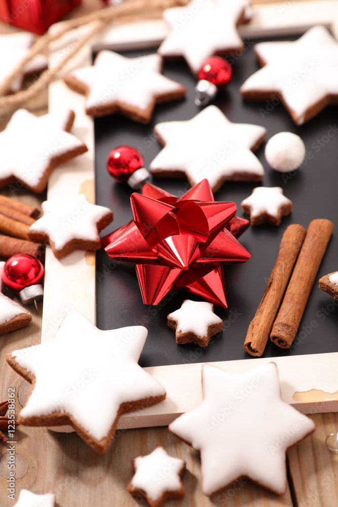 Fototapeta premium christmas cookie