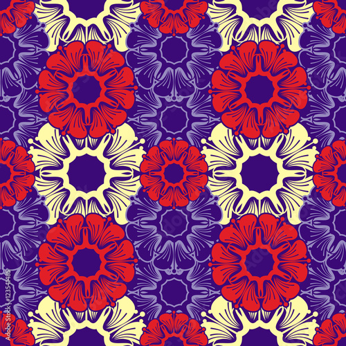 Floral seamless pattern. 