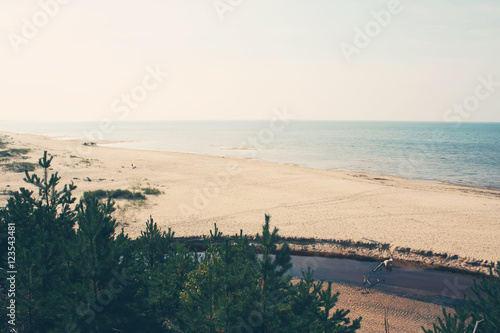 Seascape in Latvia. photo