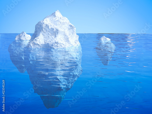 iceberg floating photo