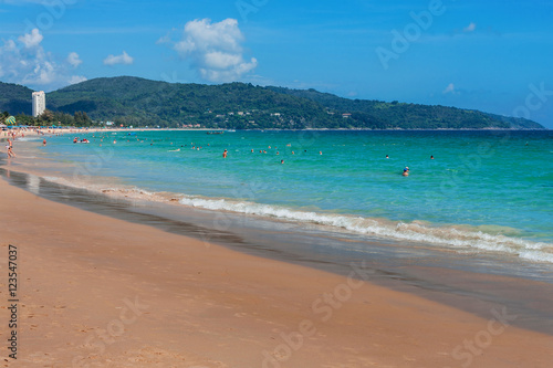 Beautiful beach and tropical sea