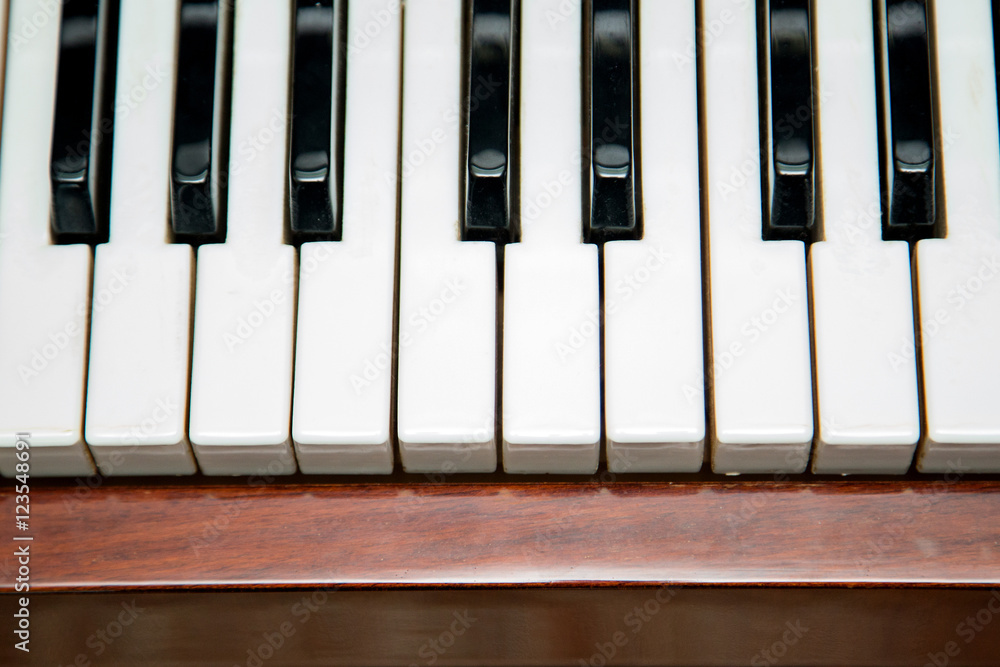 Naklejka premium Piano Keys