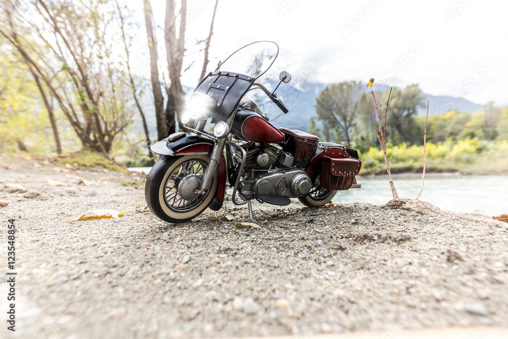 Obraz premium moto - diorama