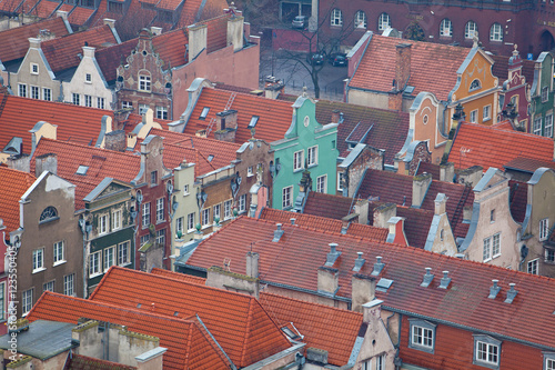 Red roofs of the old town