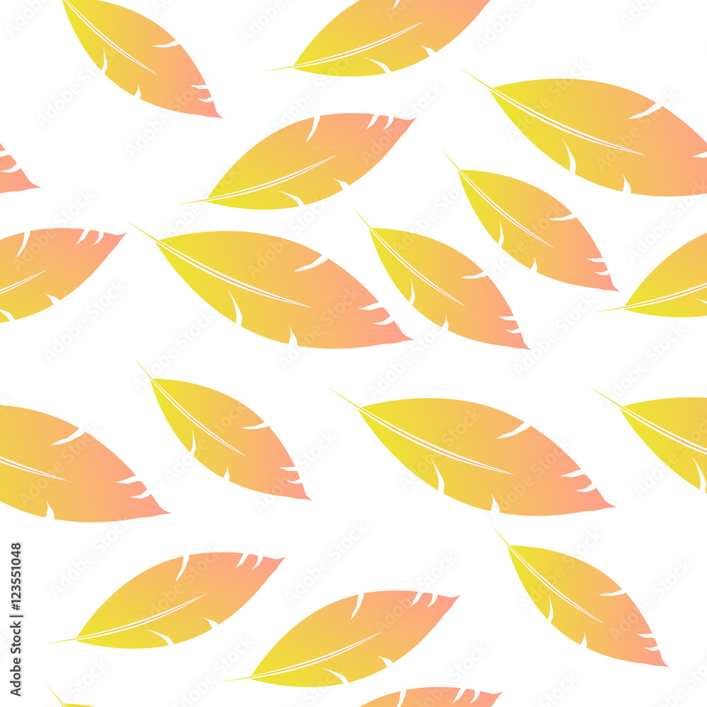 Feathers pattern for fashion design (hippie, boho style). repeat Feathers pattern for fashion design (hippie, boho style). repeat