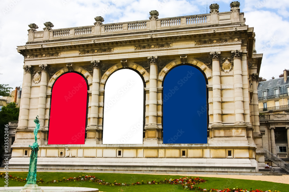 Obraz premium Musee Galliera building, Museum of Fashion, Paris, France