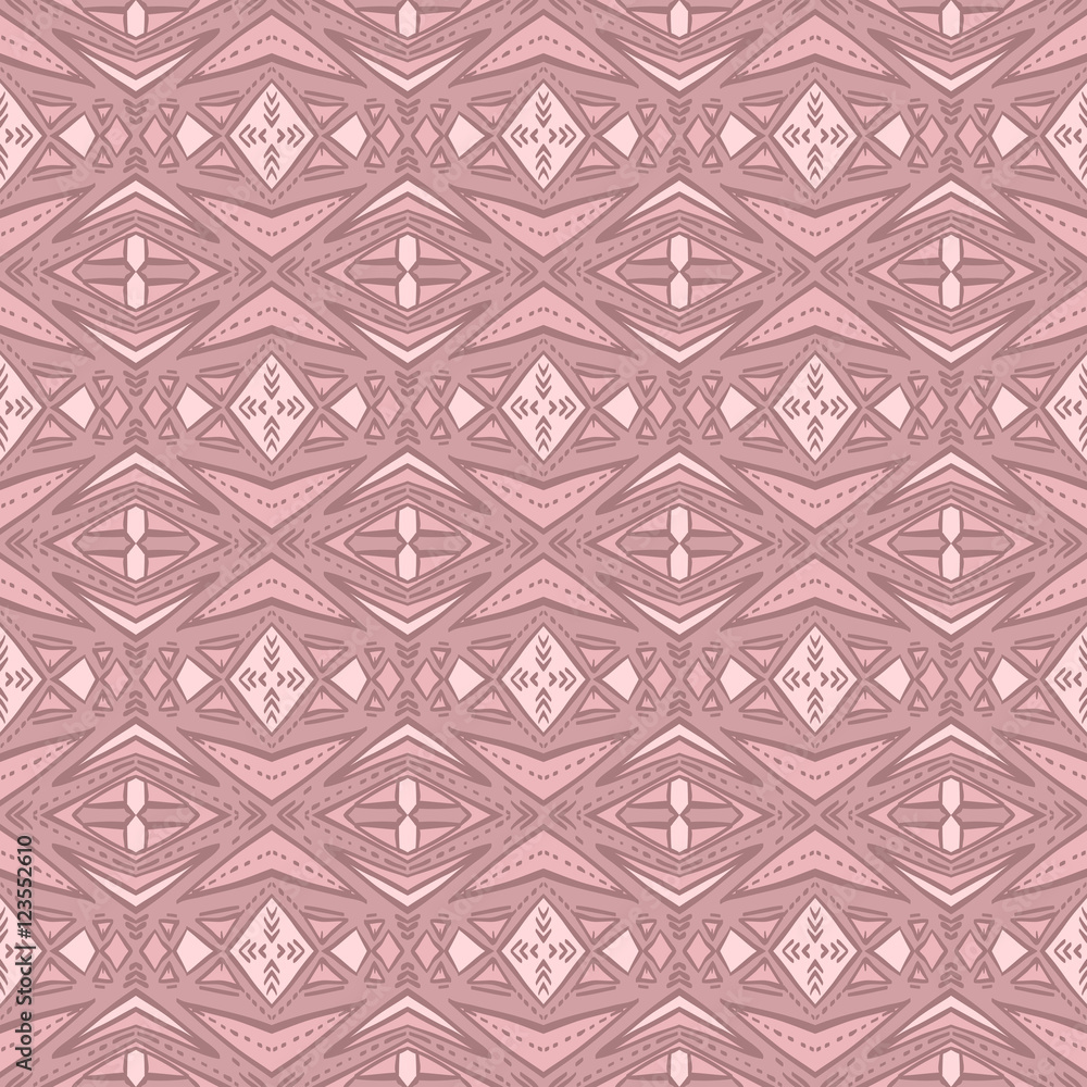 Pink background with seamless pattern. Ideal for printing onto f Pink background with seamless pattern. Ideal for printing onto f