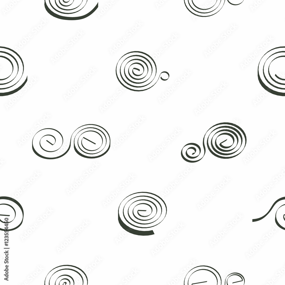 Seamless pattern with Springs for your design Seamless pattern with Springs for your design