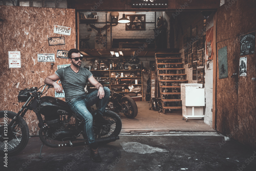 Fototapeta premium Bikes are not for everyone.