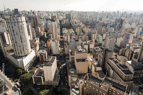 Aerial View of buildings in Sao Paulo city center