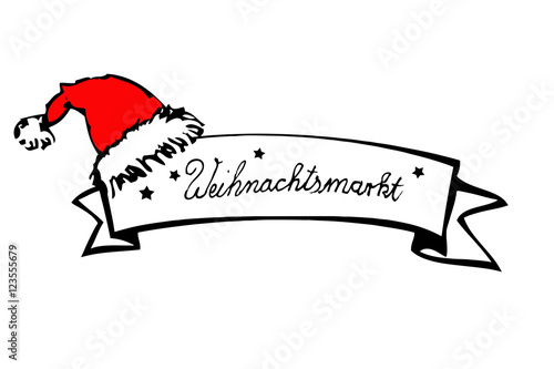 Schild Weihnachtsmarkt