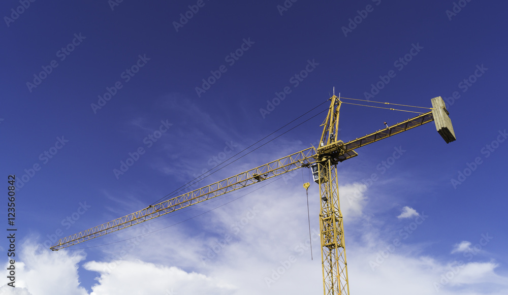 Industrial construction cranes .