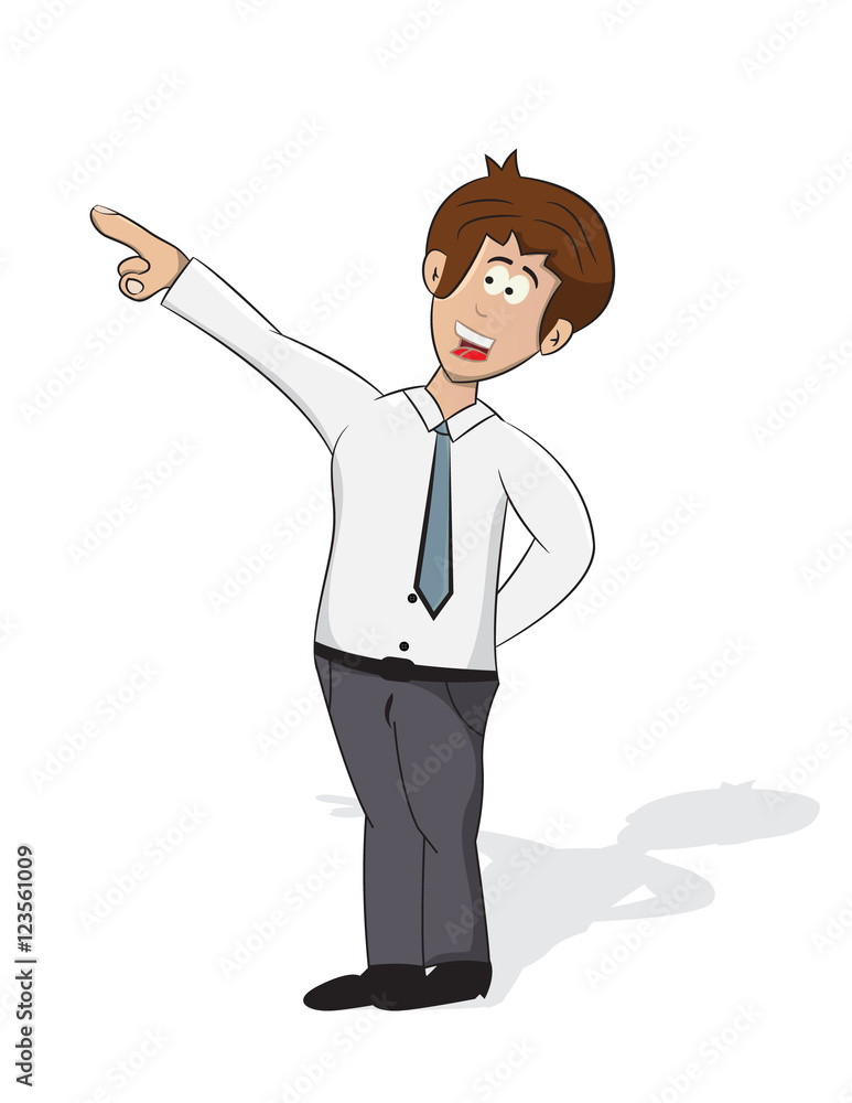cartoon businessman pointing for direction isolated
cartoon businessman pointing for direction isolated