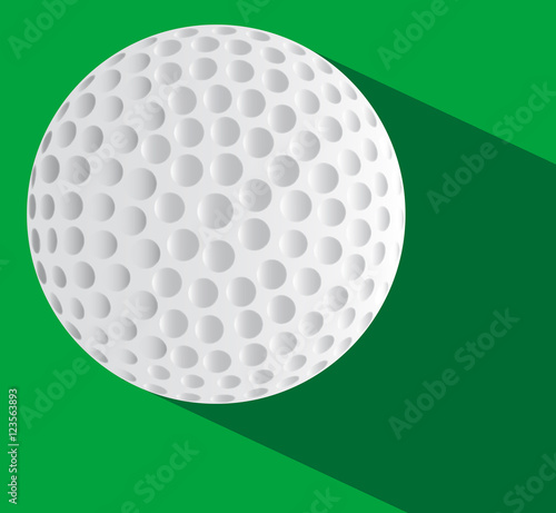 Golf Ball On The Green