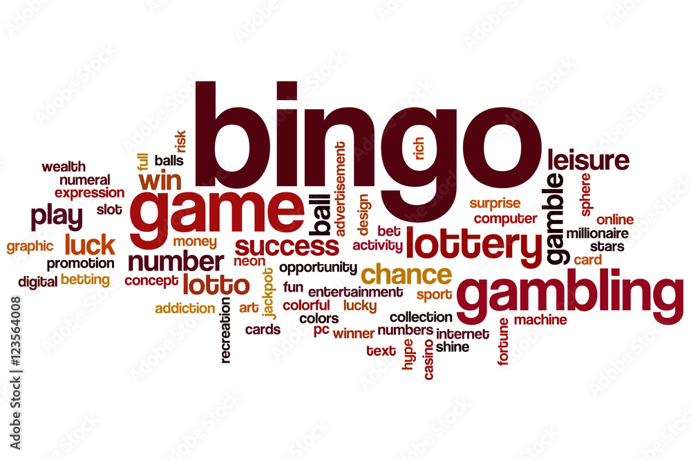 Bingo word cloud