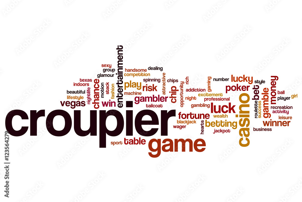 Croupier word cloud Croupier word cloud