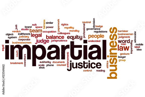 Impartial word cloud