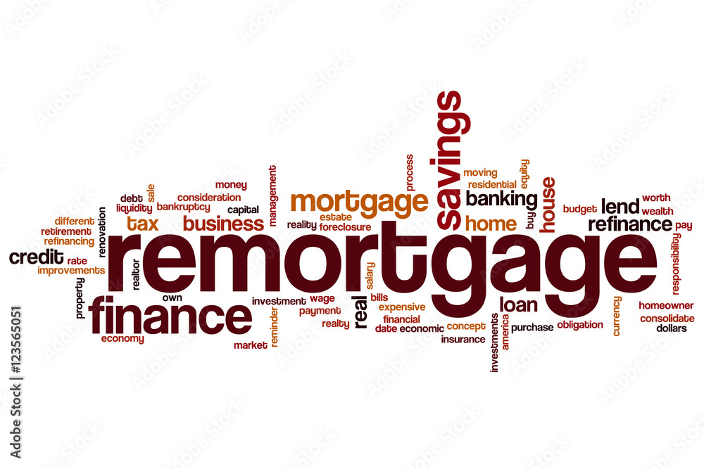 Remortgage word cloud