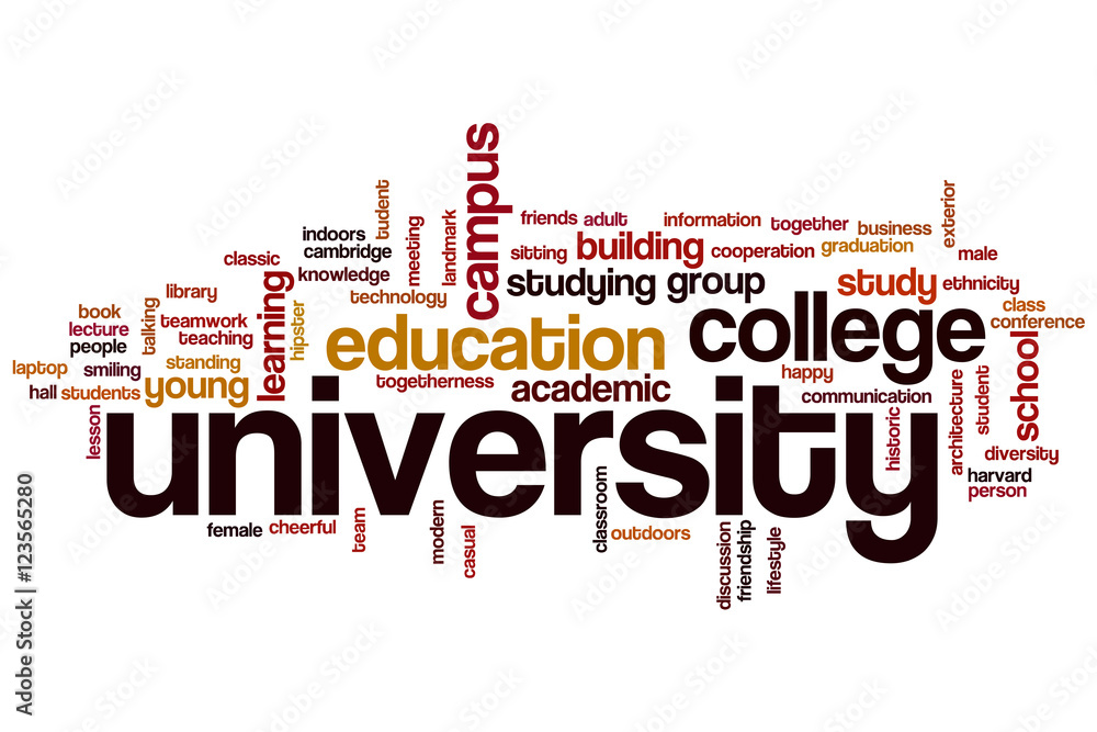 University word cloud University word cloud