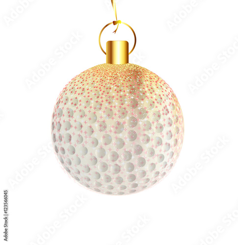 Christmas Decoration Golfball