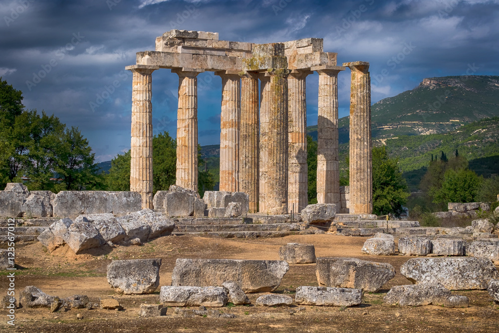  Zeus Tempel von Nemea.  Griechenland, Peloponnes,16140.jpg