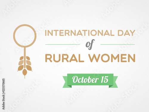 International Day of Rural Women