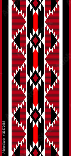 Traditional Weaving Folk Arabian Sadu Style Pattern Rug
