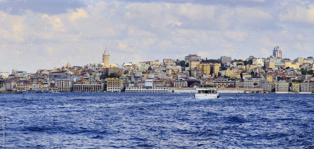 Cityscape with Galata Tower, Istanbul, Turkey. Cityscape with Galata Tower, Istanbul, Turkey.