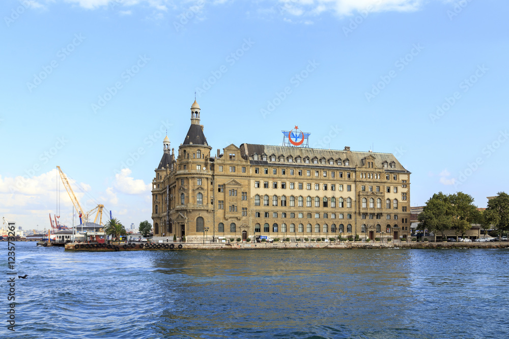 Haydarpasa railway terminal in the Asian part of Istanbul..