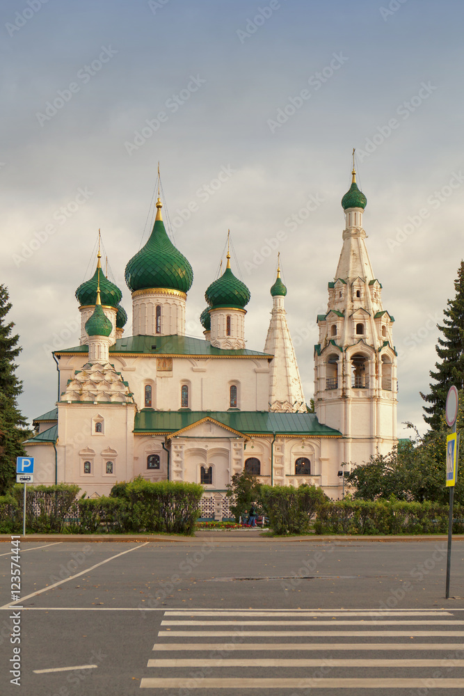 Church of Elijah Prophet on Sovetskaya Square, Yaroslavl, Golden Ring of Russia
