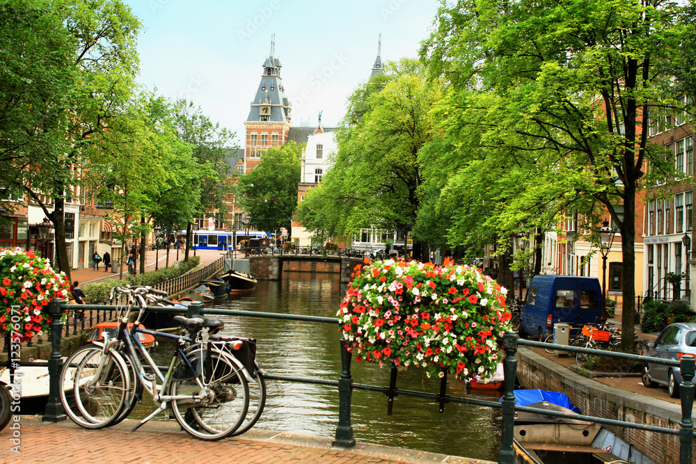 Fototapeta premium Festival of Light and colors in Amsterdam.