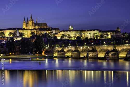 Prague Castle and Charles Bridge © FotoStraka