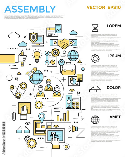 Assembly Vertical Infographic
