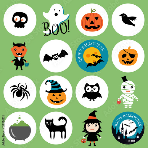 Halloween icons