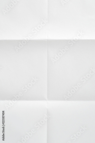 Obraz na płótnie Textured sheet of paper folded in six w salonie