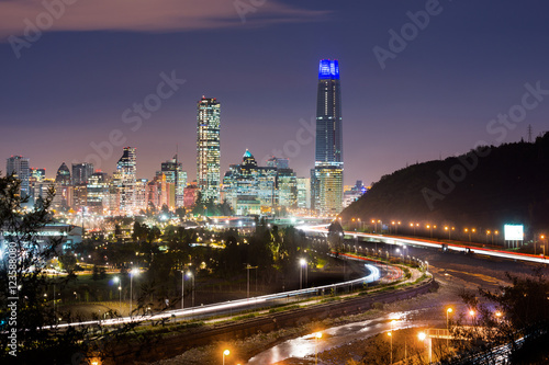 Skyline of Santiago de Chile