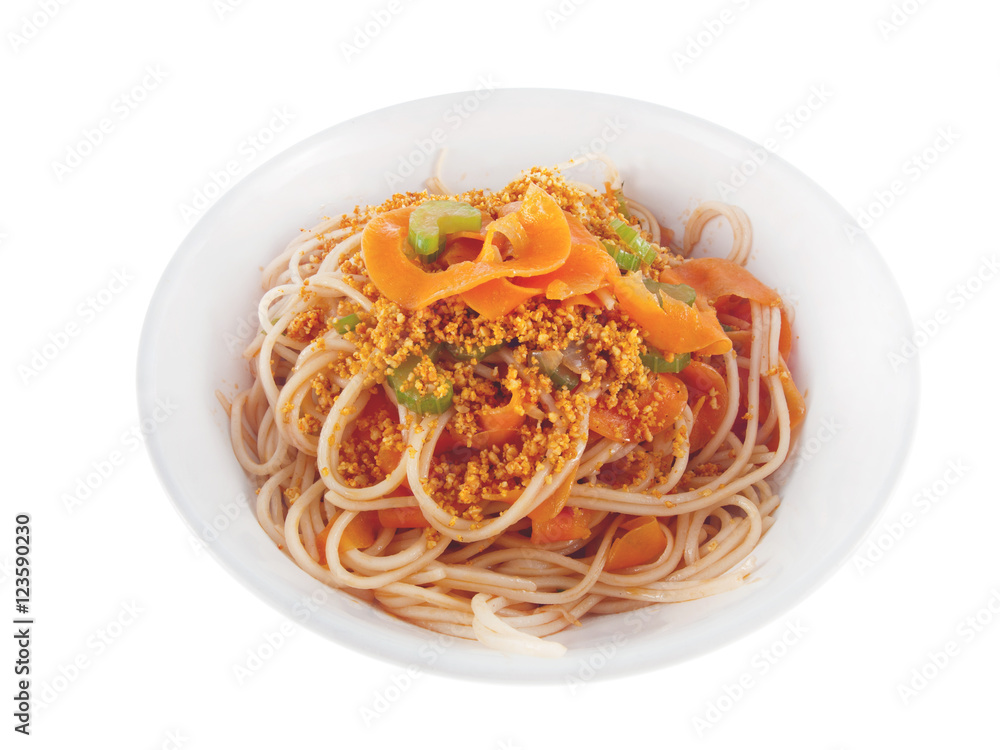vegan noodles with curry peanuts vegan noodles with curry peanuts