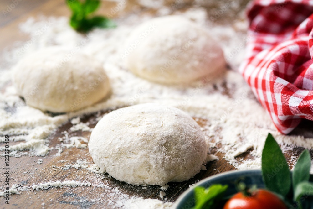 Fototapeta premium Pizza Dough