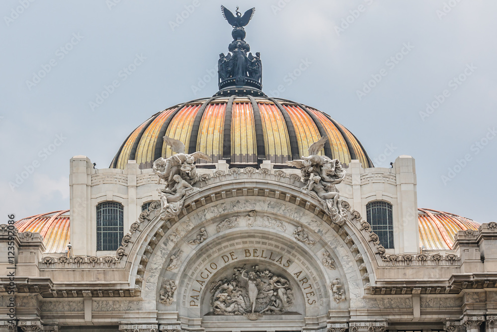 Fototapeta premium Fine Arts Palace (Palacio de Bellas Artes). Mexico City.