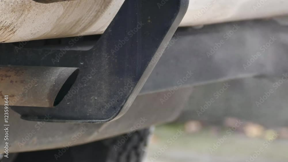 Exhaust gases from the engine's combustion is incomplete. Exhaust gases from the engine's combustion is incomplete.