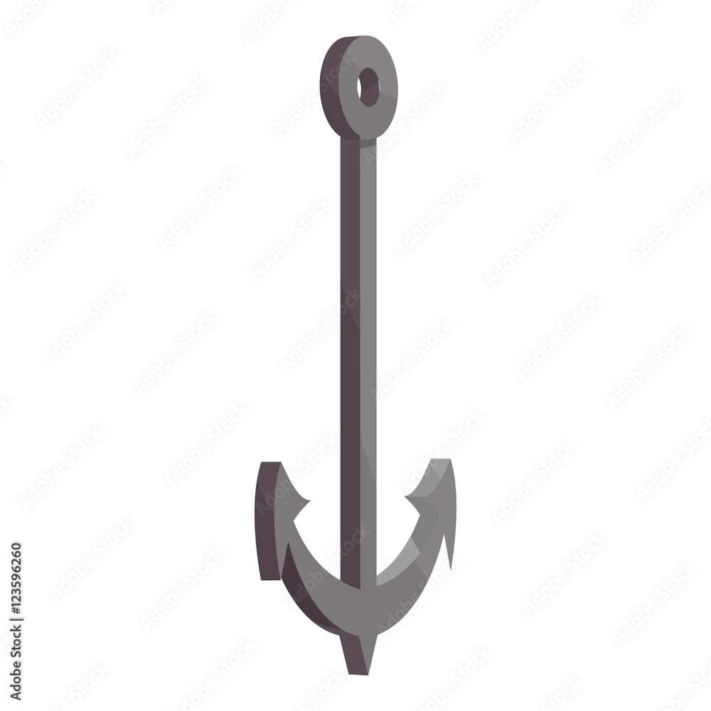 Anchor icon. Cartoon illustration of anchor vector icon for web Anchor icon. Cartoon illustration of anchor vector icon for web